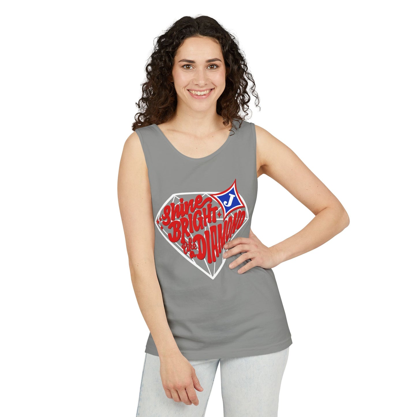 Shine Bright Like A Diamond UnisexTank Top (Comfort Colors)