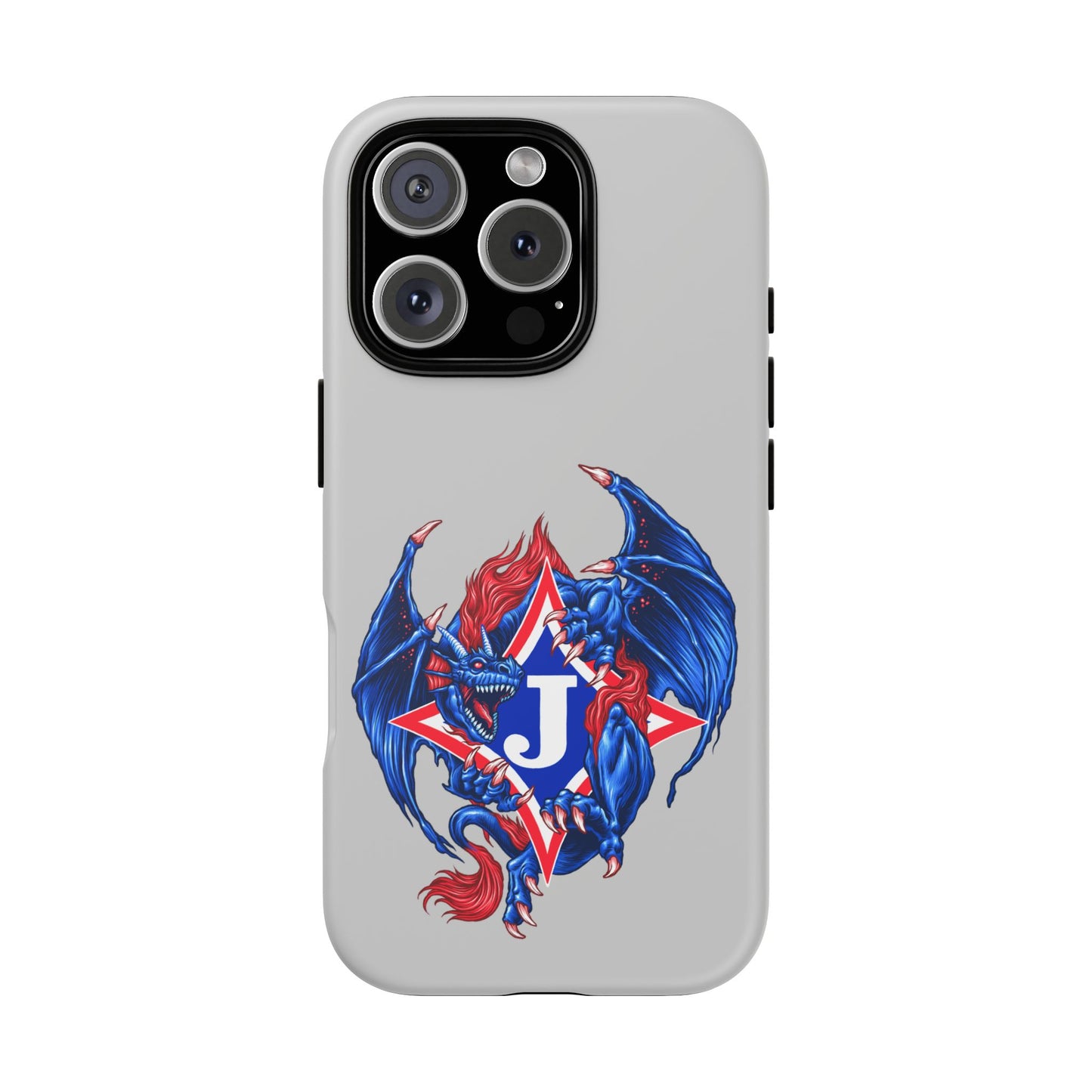 Exclusive Dragon J Personalized Tough Phone Case (Add Your Name)