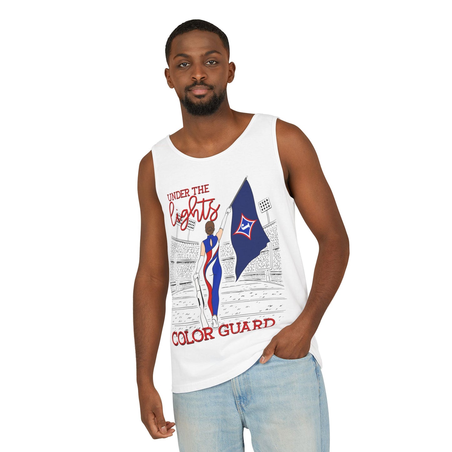 Under The Lights Color Guard UnisexTank Top (Comfort Colors)