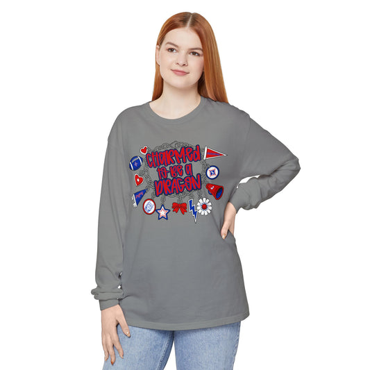 Charmed To Be A Dragon Long Sleeve Tee (Comfort Colors)