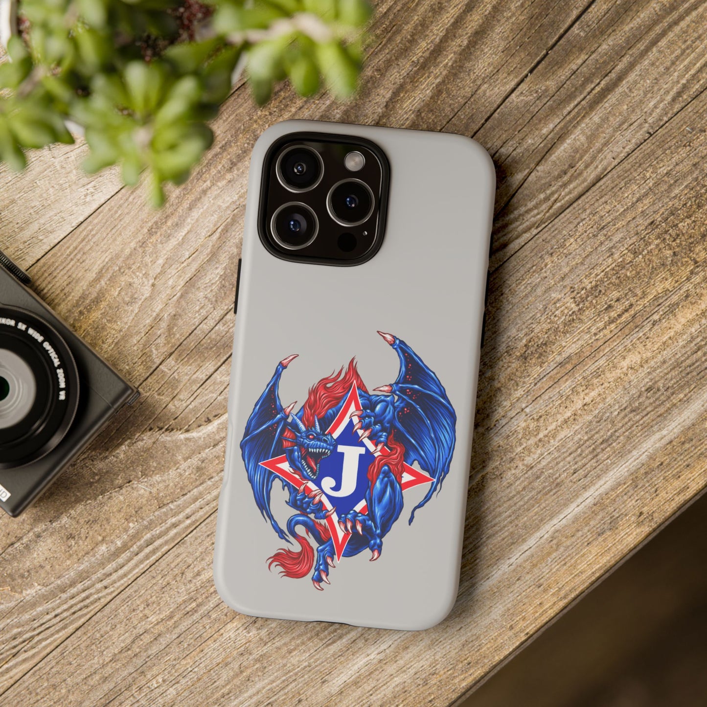 Exclusive Dragon J Personalized Tough Phone Case (Add Your Name)