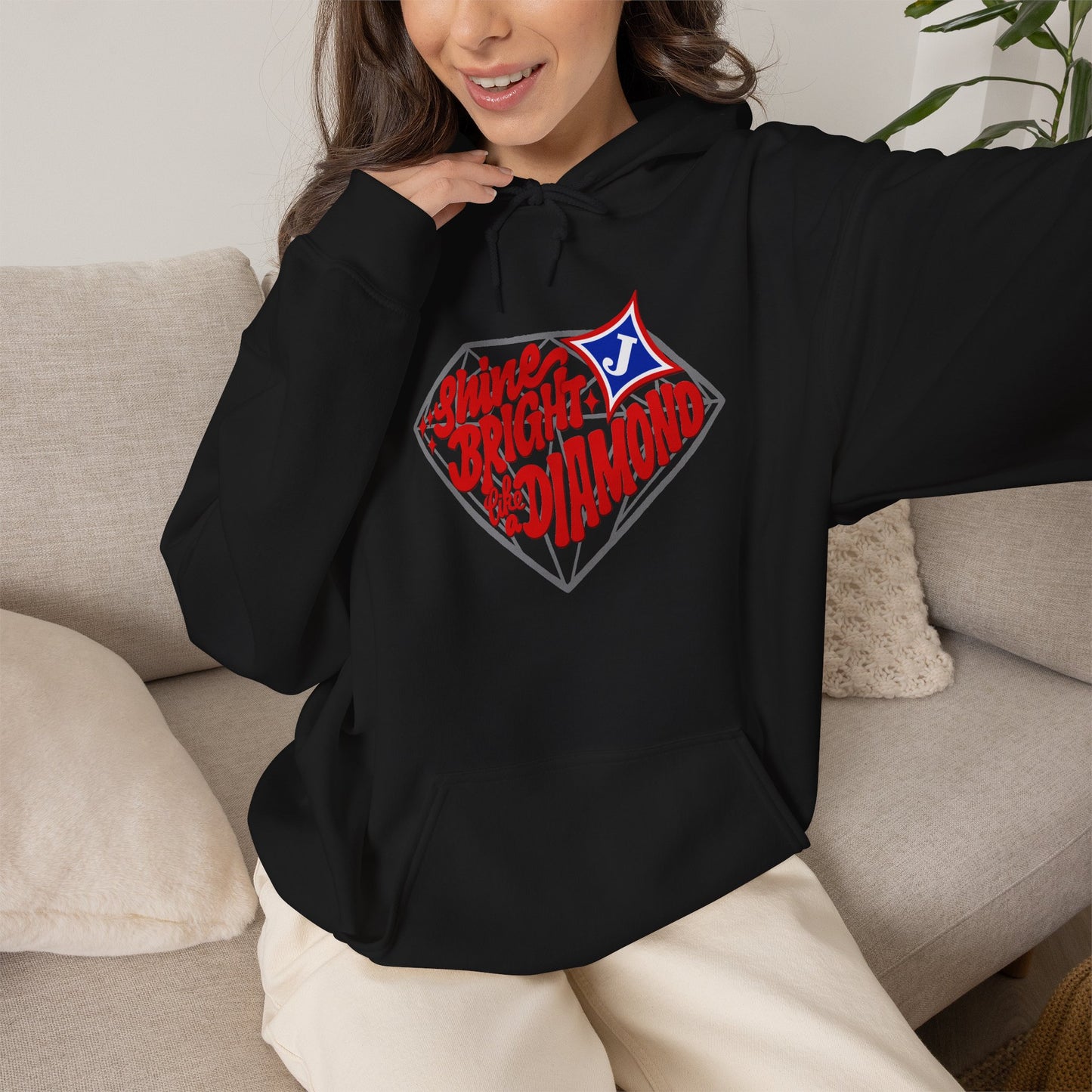 Shine Bright Like A Diamond Unisex Hoodie (Gildan)