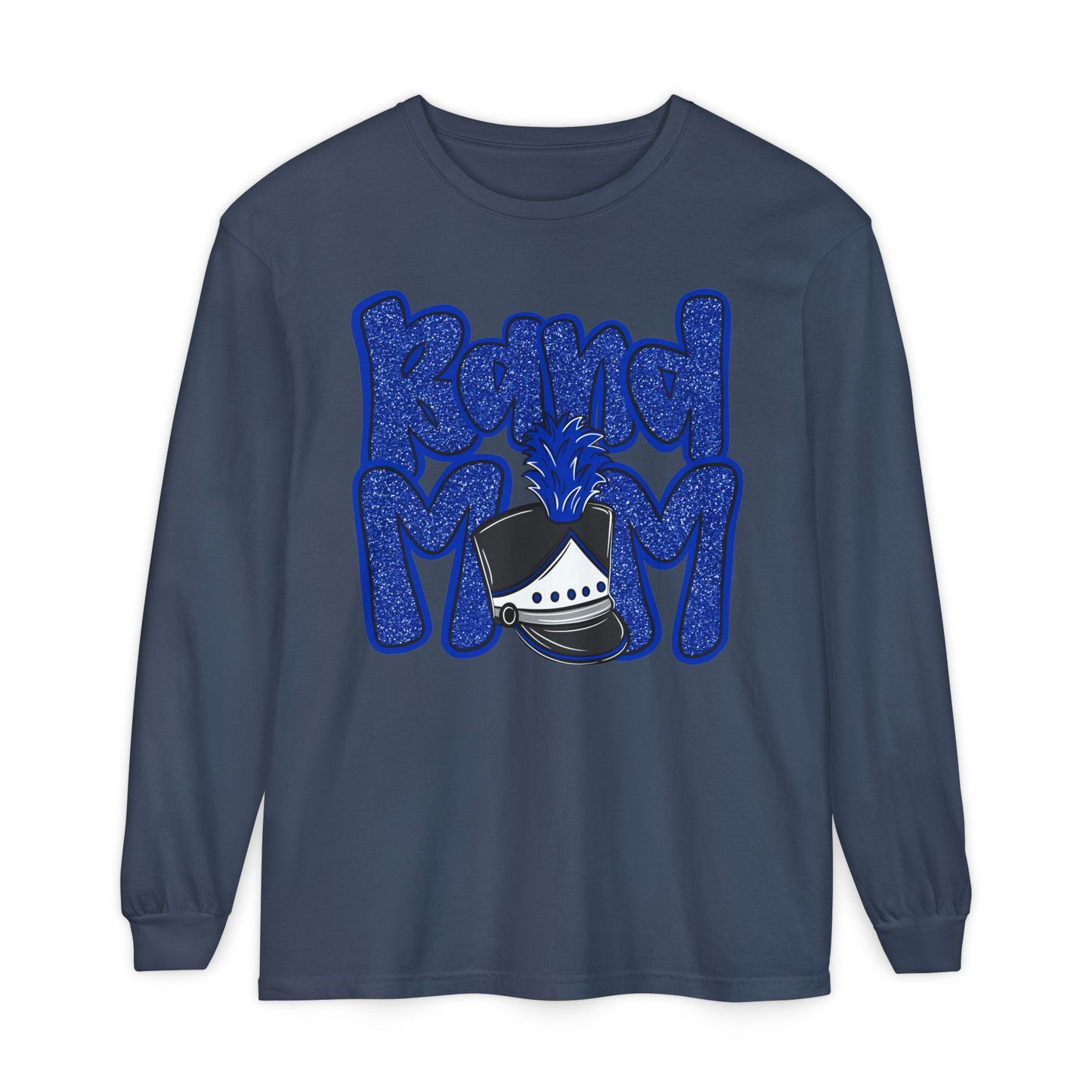 Band Mom Hat Long Sleeve Tee (Comfort Colors)