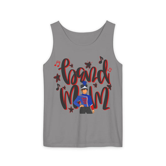 Band Mom Red Boy UnisexTank Top (Comfort Colors)