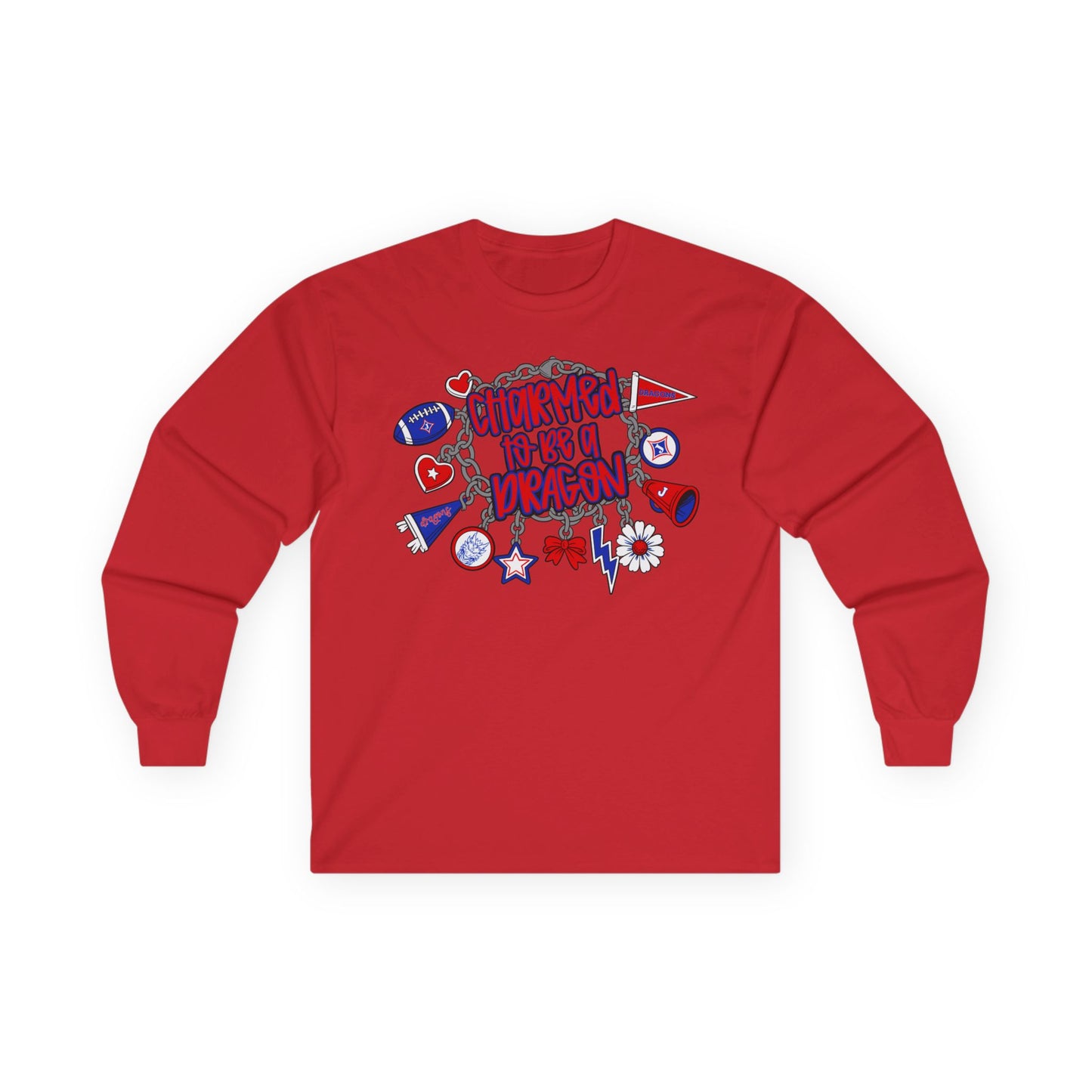 Charmed To Be A Dragon Long Sleeve Tee (Gildan)
