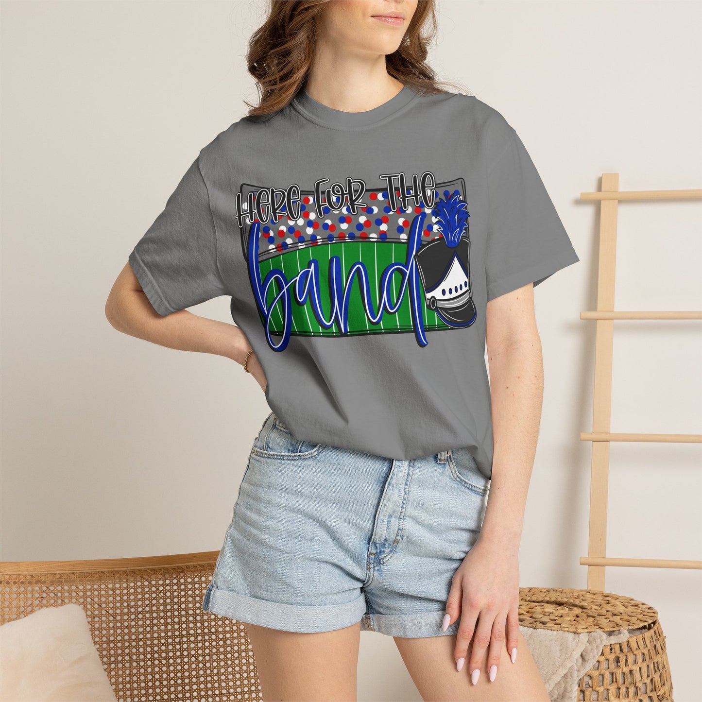 Here For The Band Short Sleeve Tee (Comfort Colors)