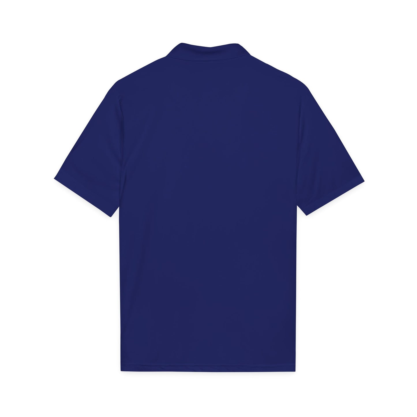 Embroidered Jefferson Diamond Shirt — Classic White Performance Golf Polo