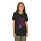 Cheer Icon Grid Youth Short Sleeve Tee