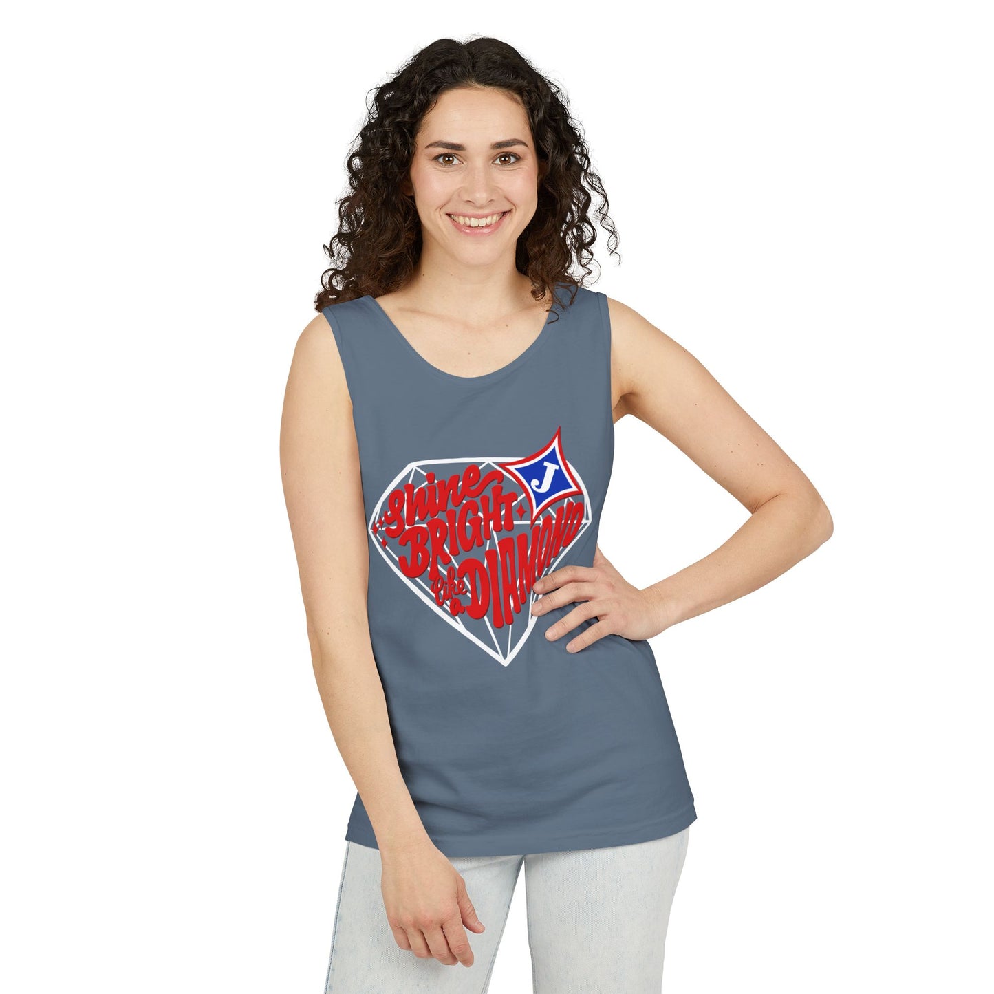 Shine Bright Like A Diamond UnisexTank Top (Comfort Colors)