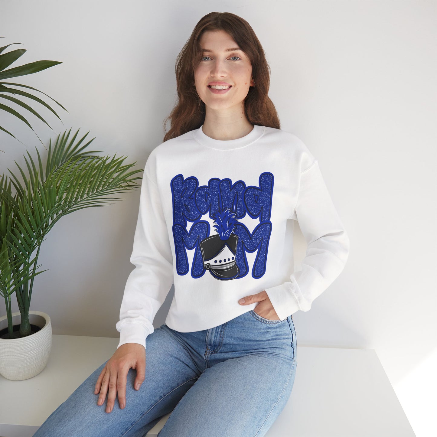 Band Mom Hat Sweatshirt (Gildan)