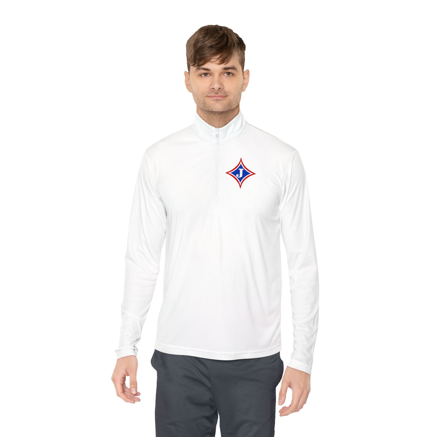 Jefferson J Diamond Quarter-Zip Pullover