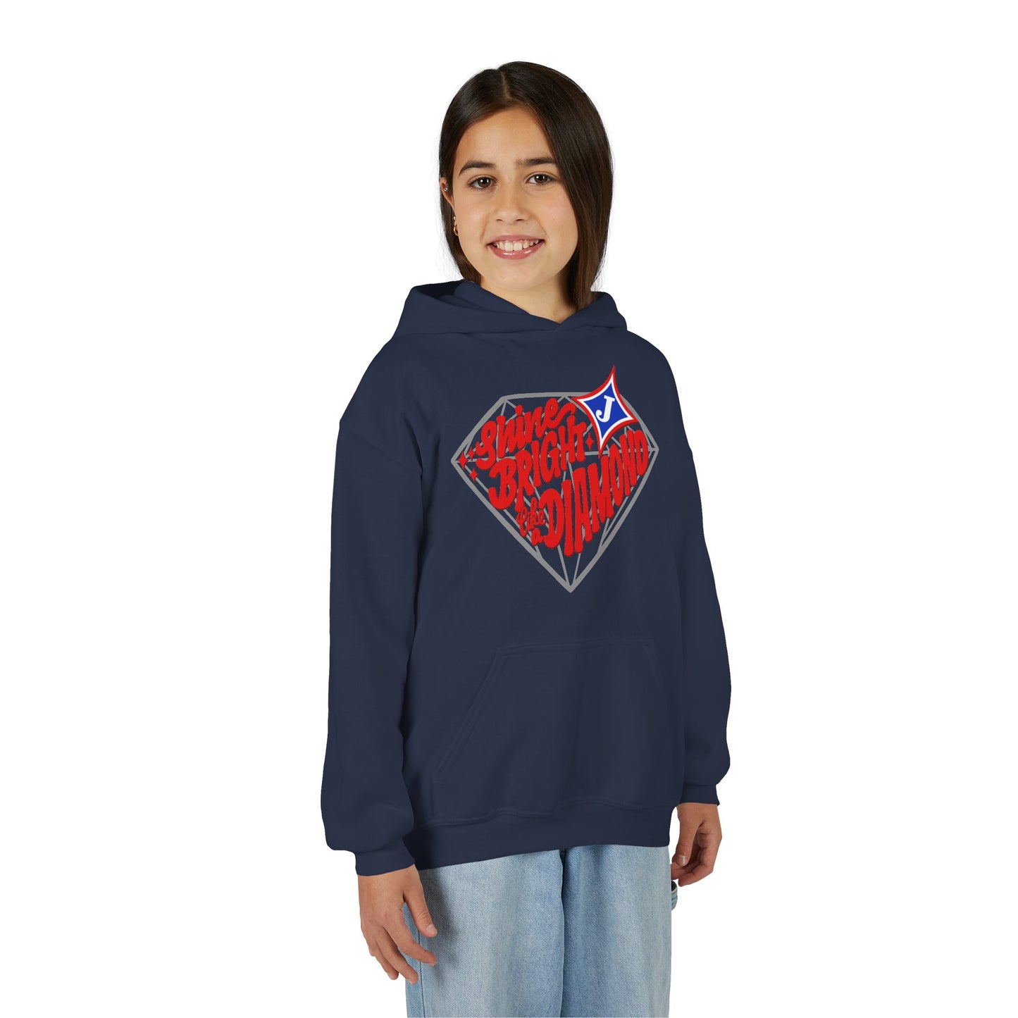 Shine Bright Like A Diamond Youth Hoodie