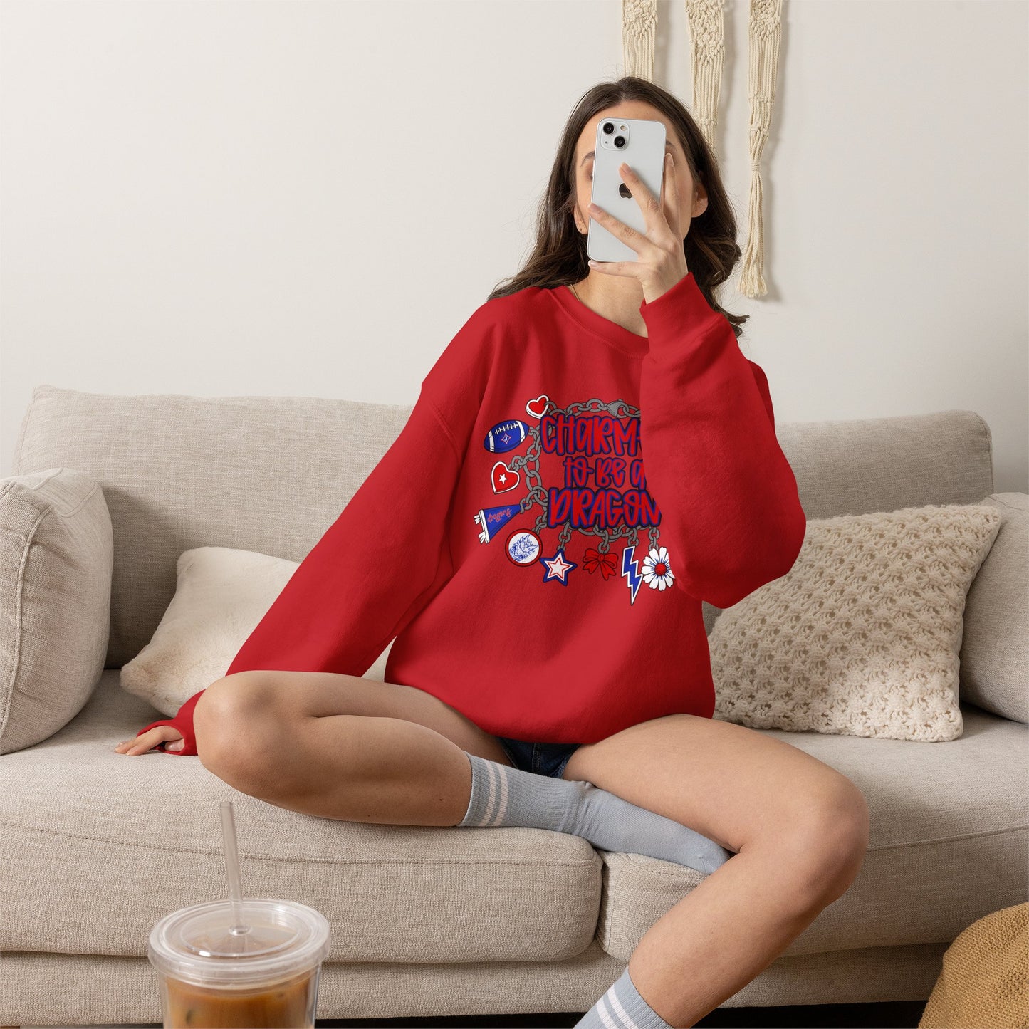 Charmed To Be A Dragon Sweatshirt (Gildan)