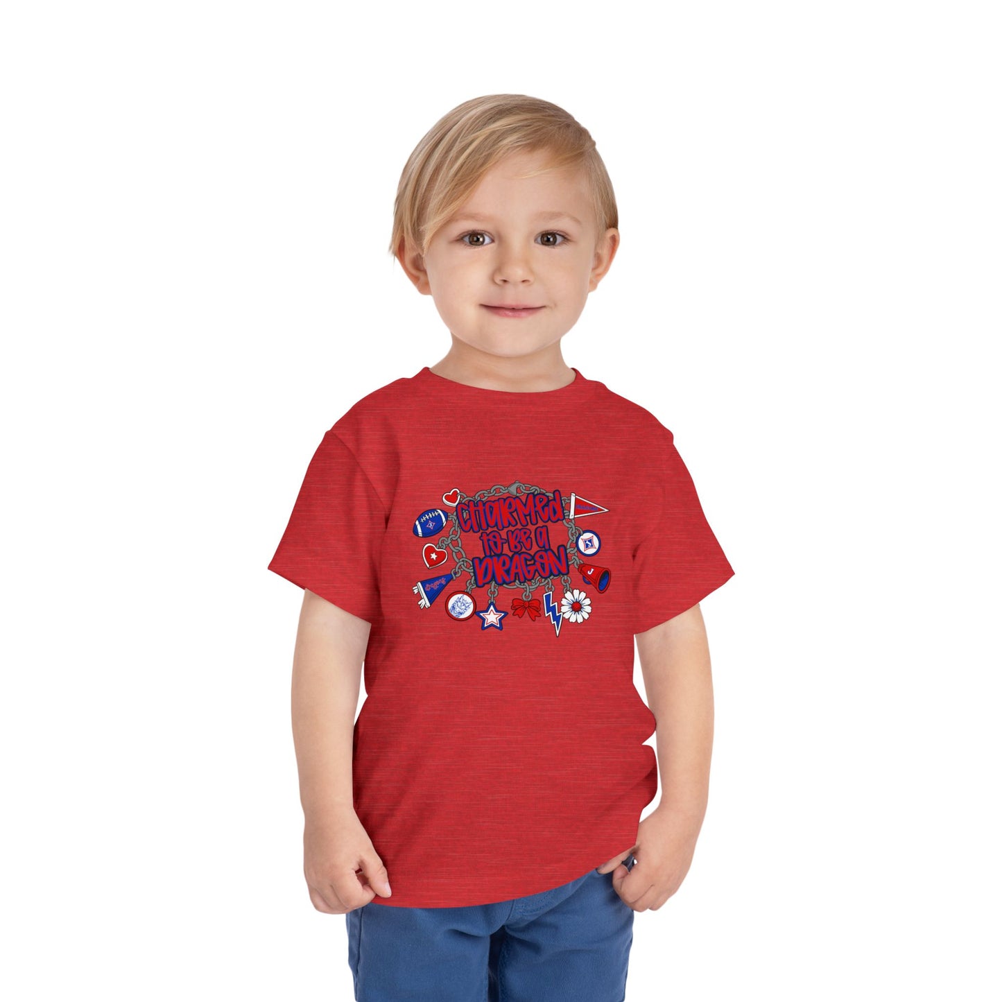 Charmed To Be A Dragon Toddler Short Sleeve Tee