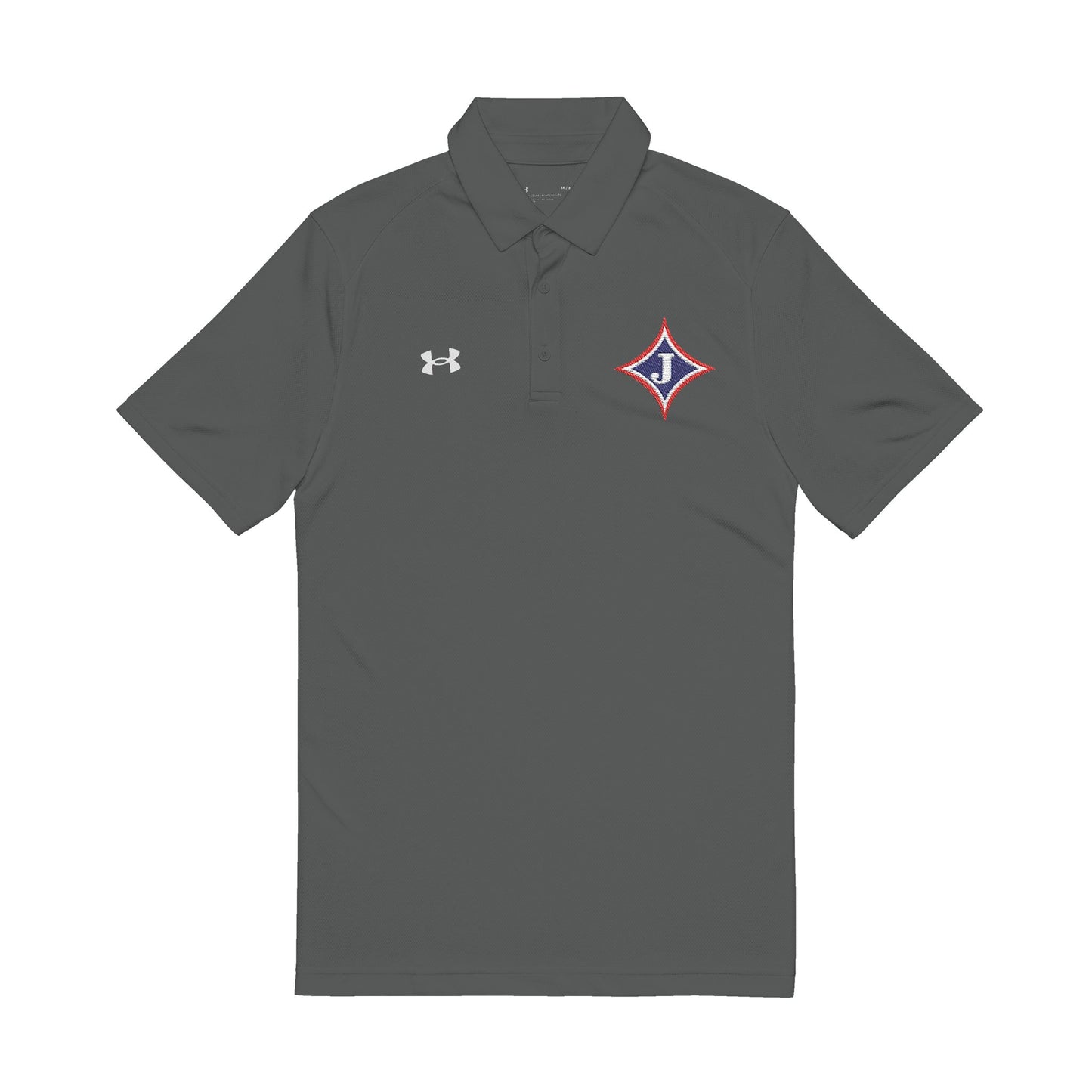 Jefferson J Diamond Embroidered Logo UnderArmor Polo Shirt
