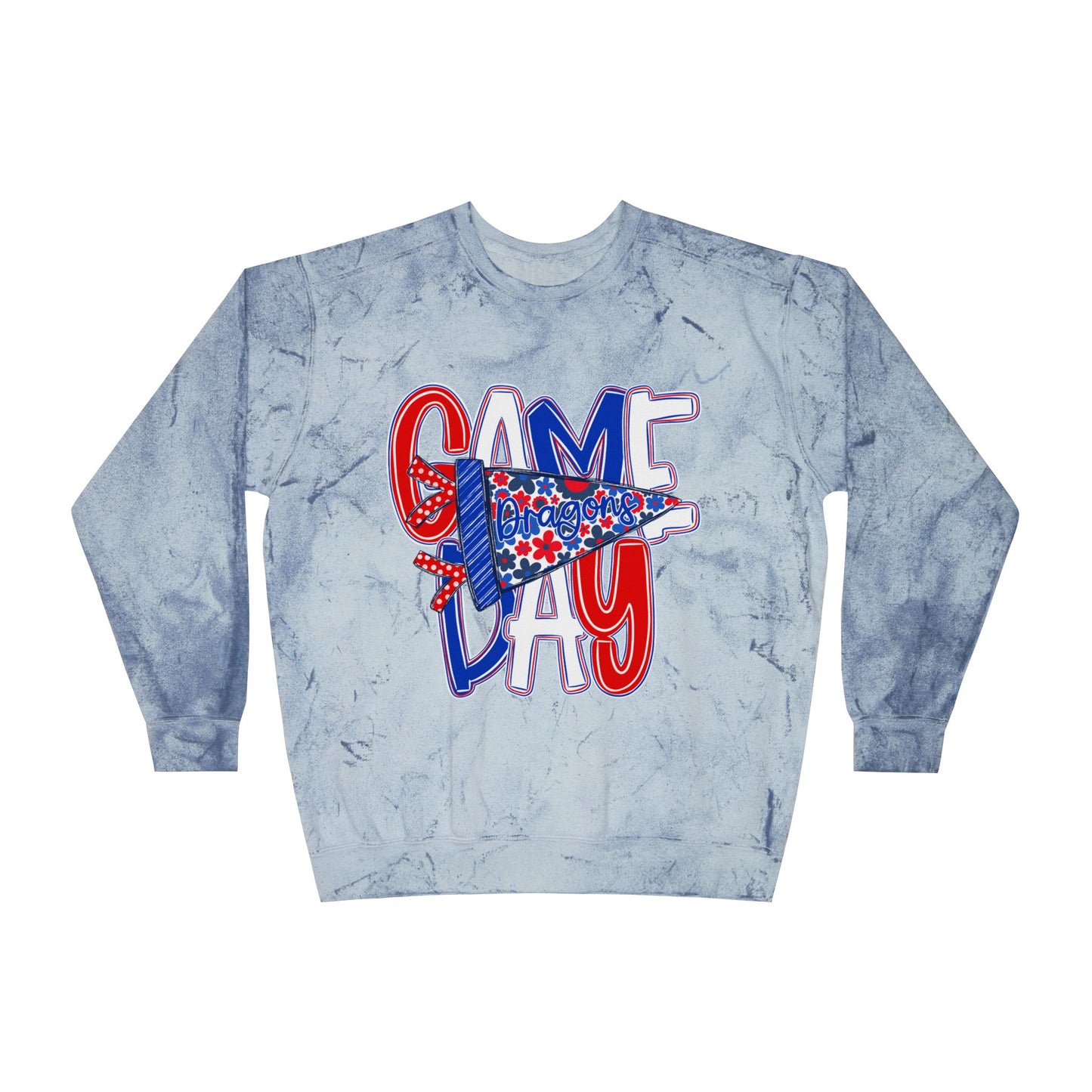 Game Day Dragons Tie Dye Sweatshirt