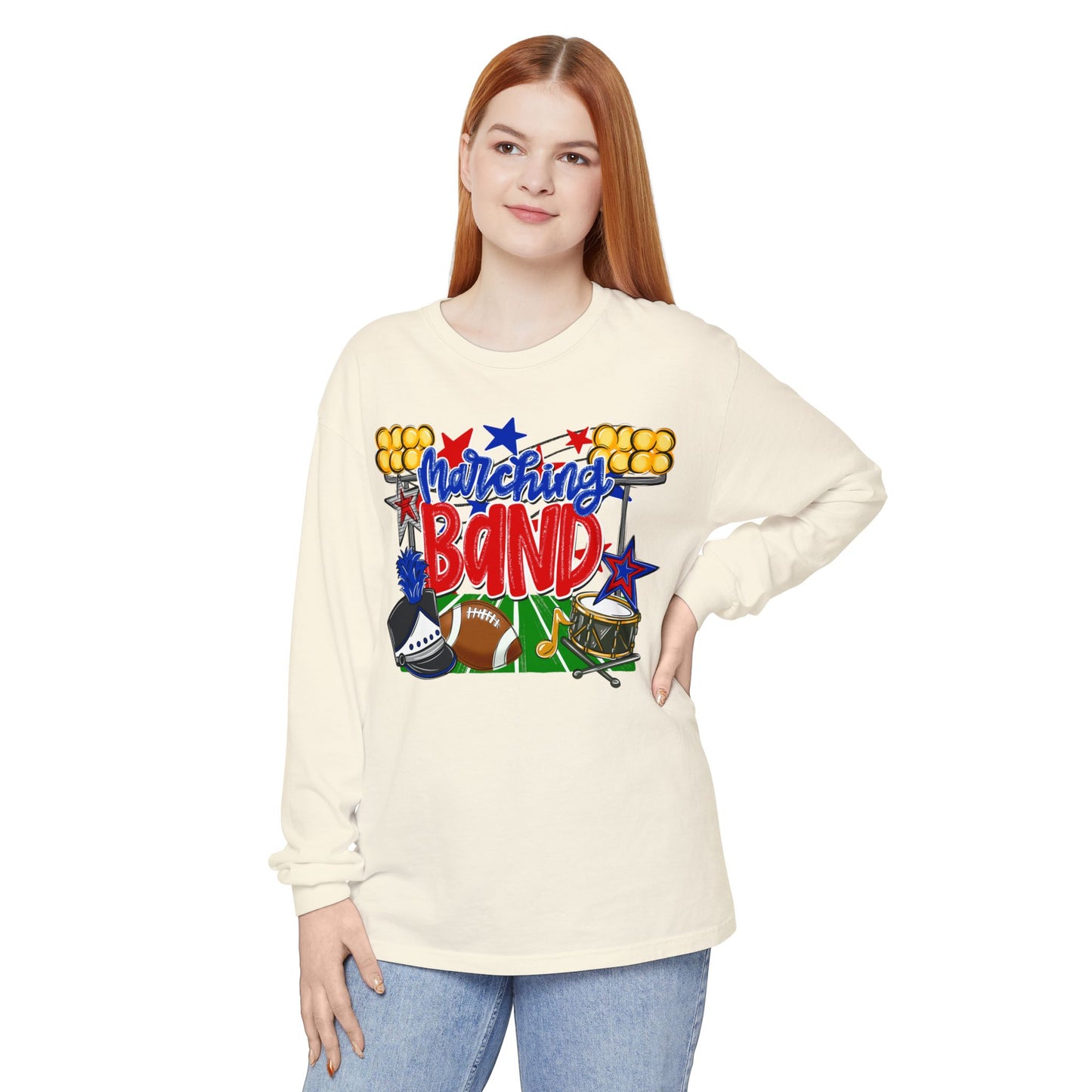 Marching Band Long Sleeve Tee (Comfort Colors)