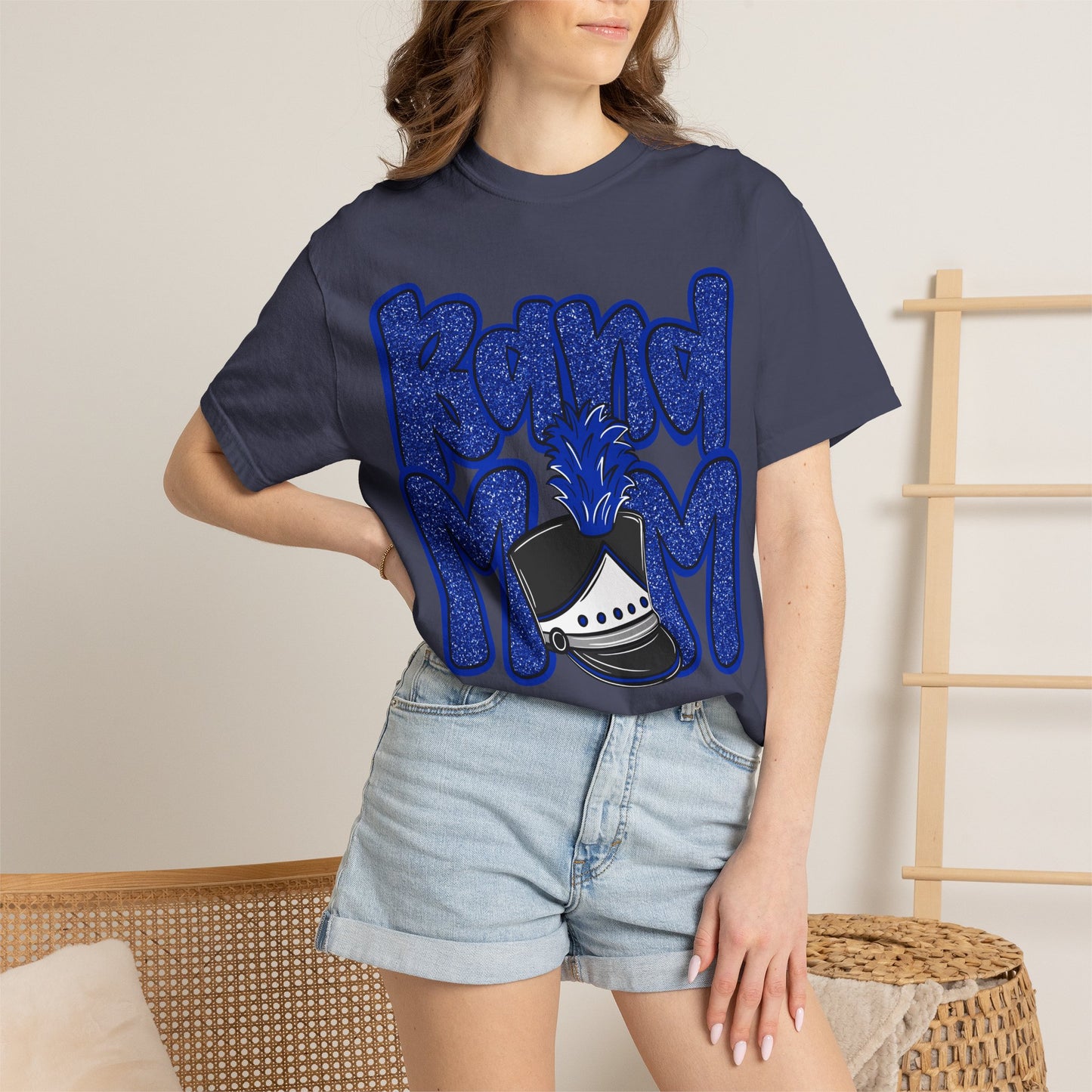 Band Mom Hat Short Sleeve Tee (Comfort Colors)