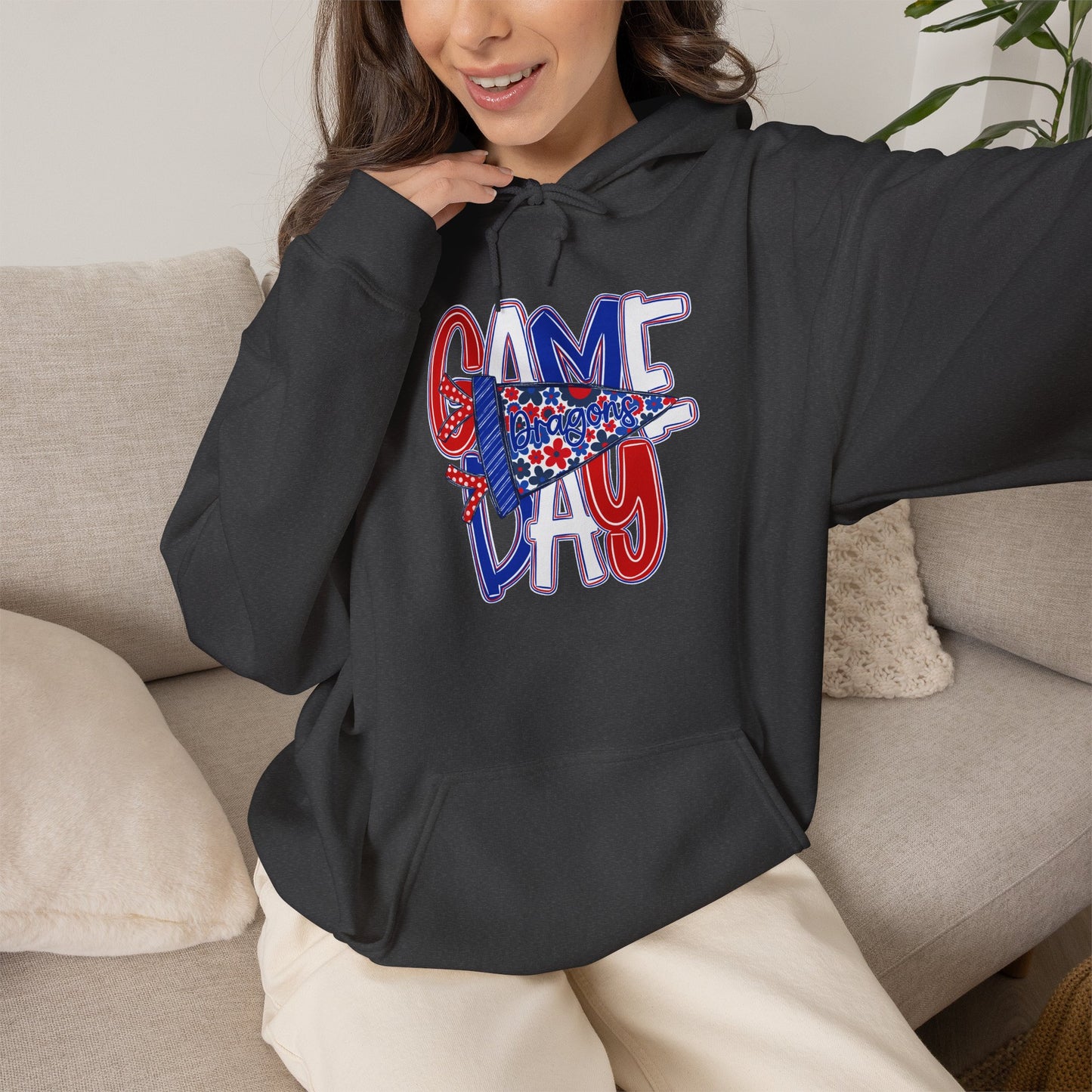 Game Day Dragons Unisex Hoodie (Gildan)