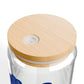 Band Mom Hat Sipper Glass — 16oz Reusable Tumbler with Bamboo Lid