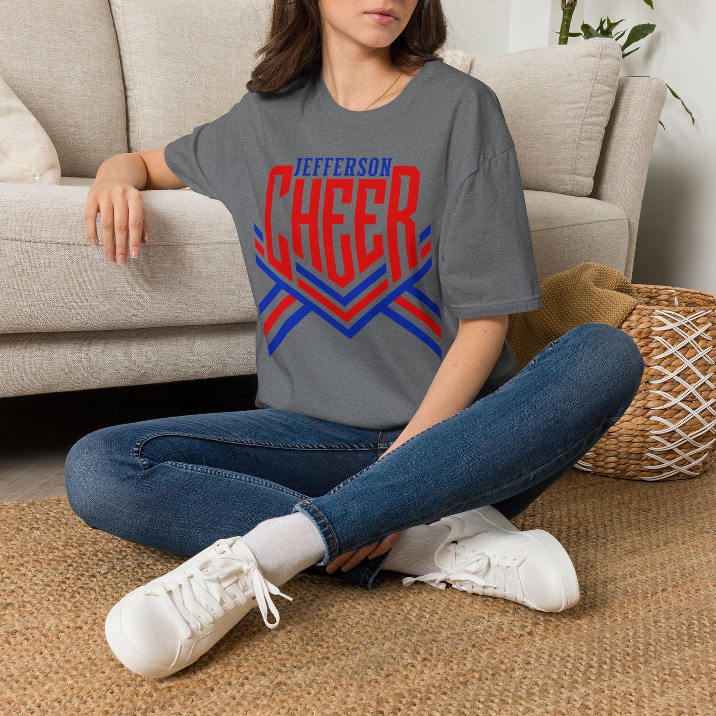 Jefferson Cheer Short Sleeve Tee (Gildan)