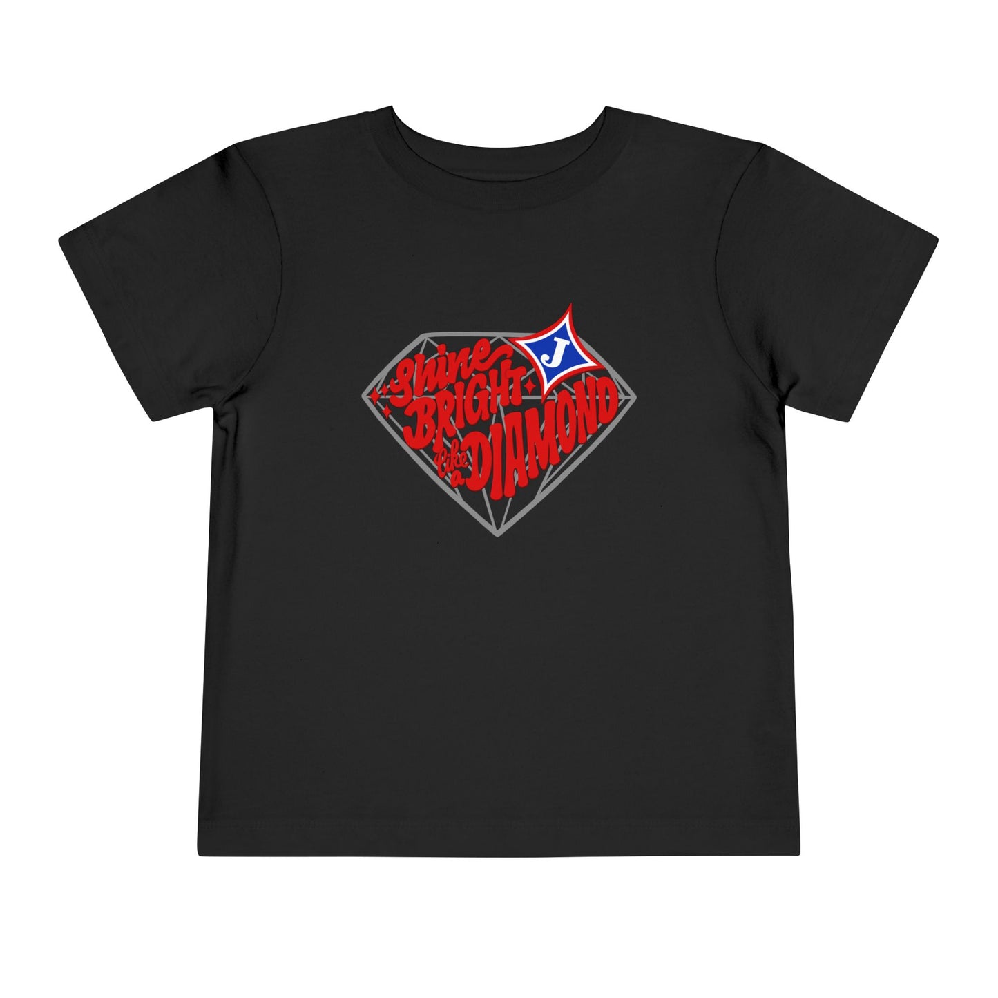 Shine Bright Like A Diamond Toddler Short Sleeve Tee