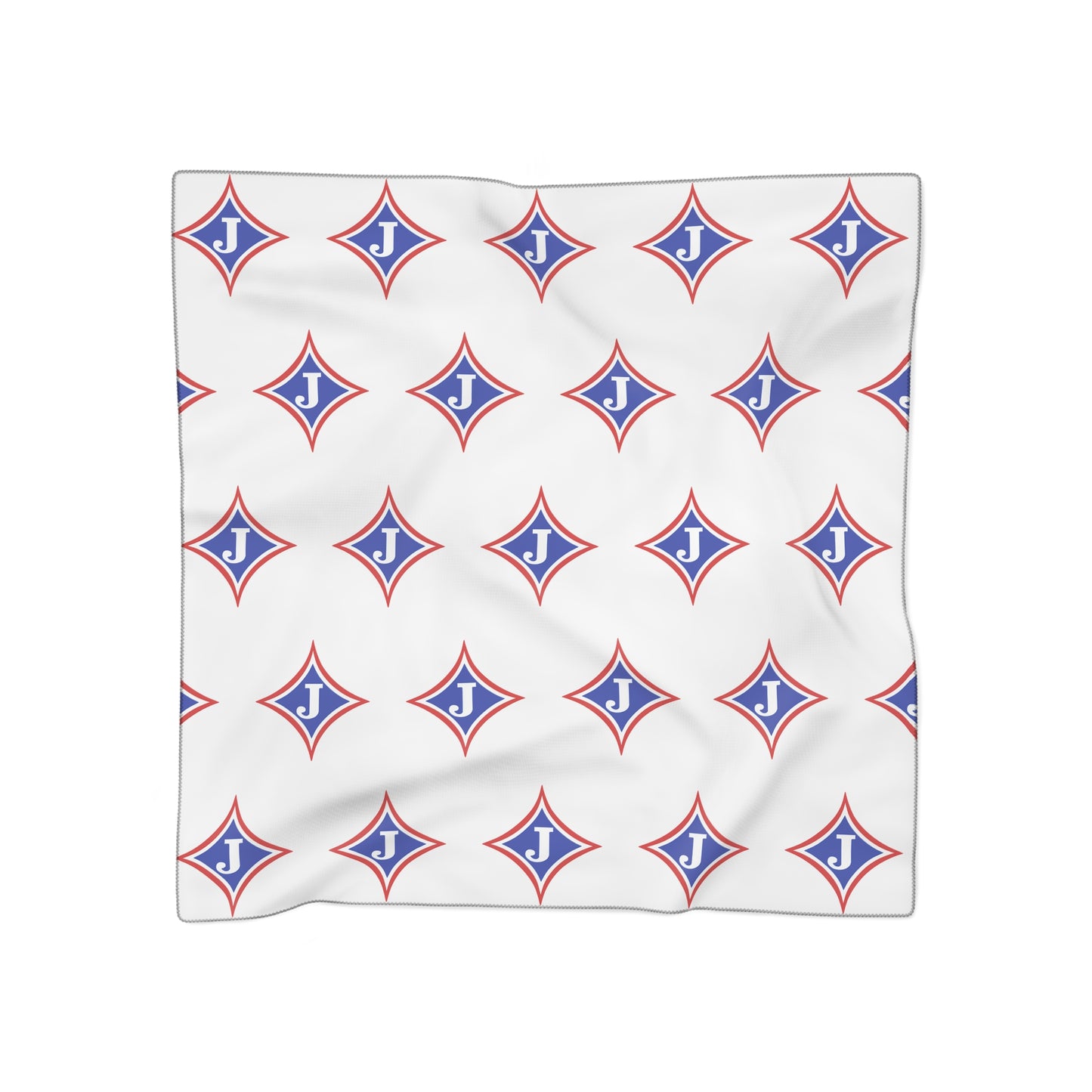 Jefferson J Diamond Poly Scarf