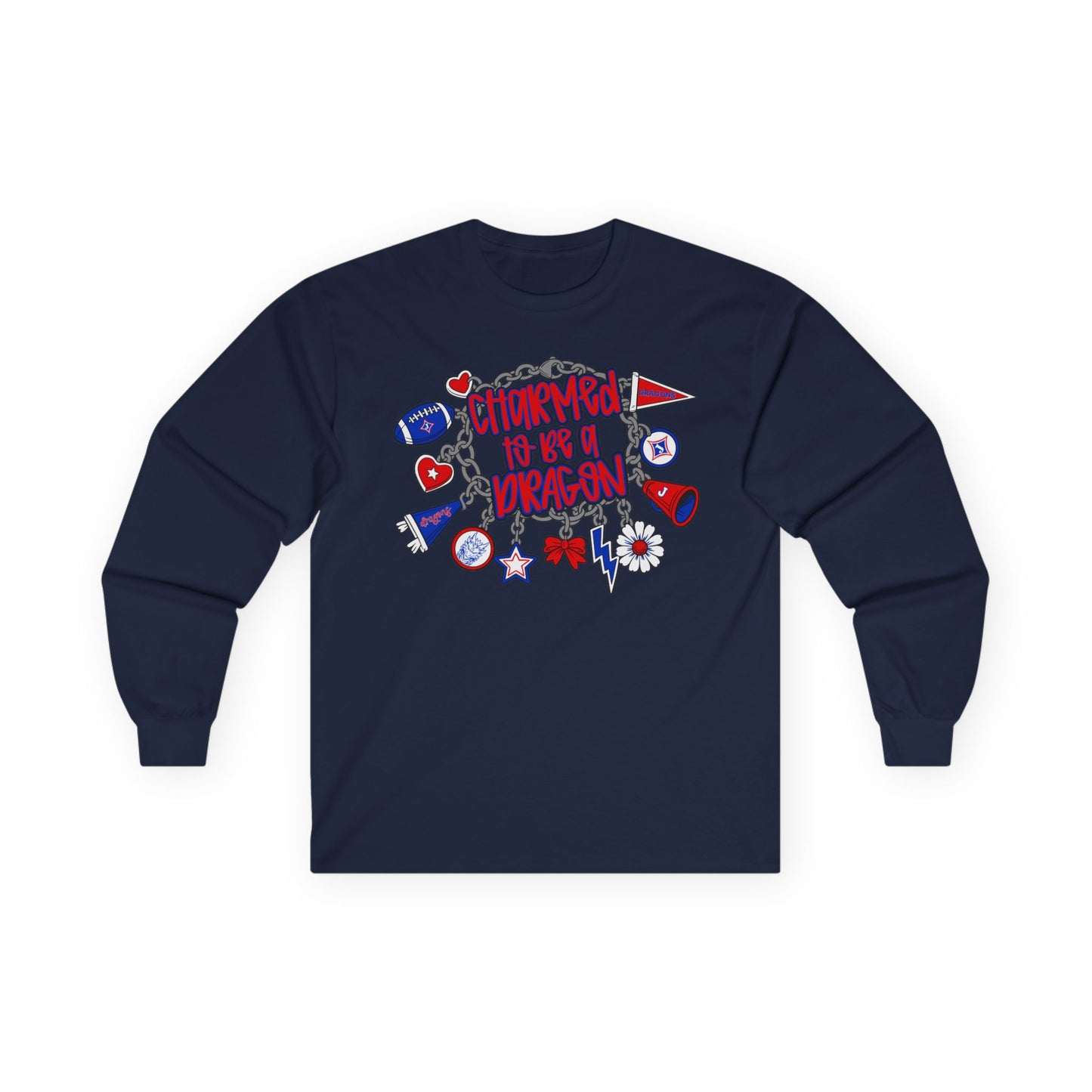 Charmed To Be A Dragon Long Sleeve Tee (Gildan)