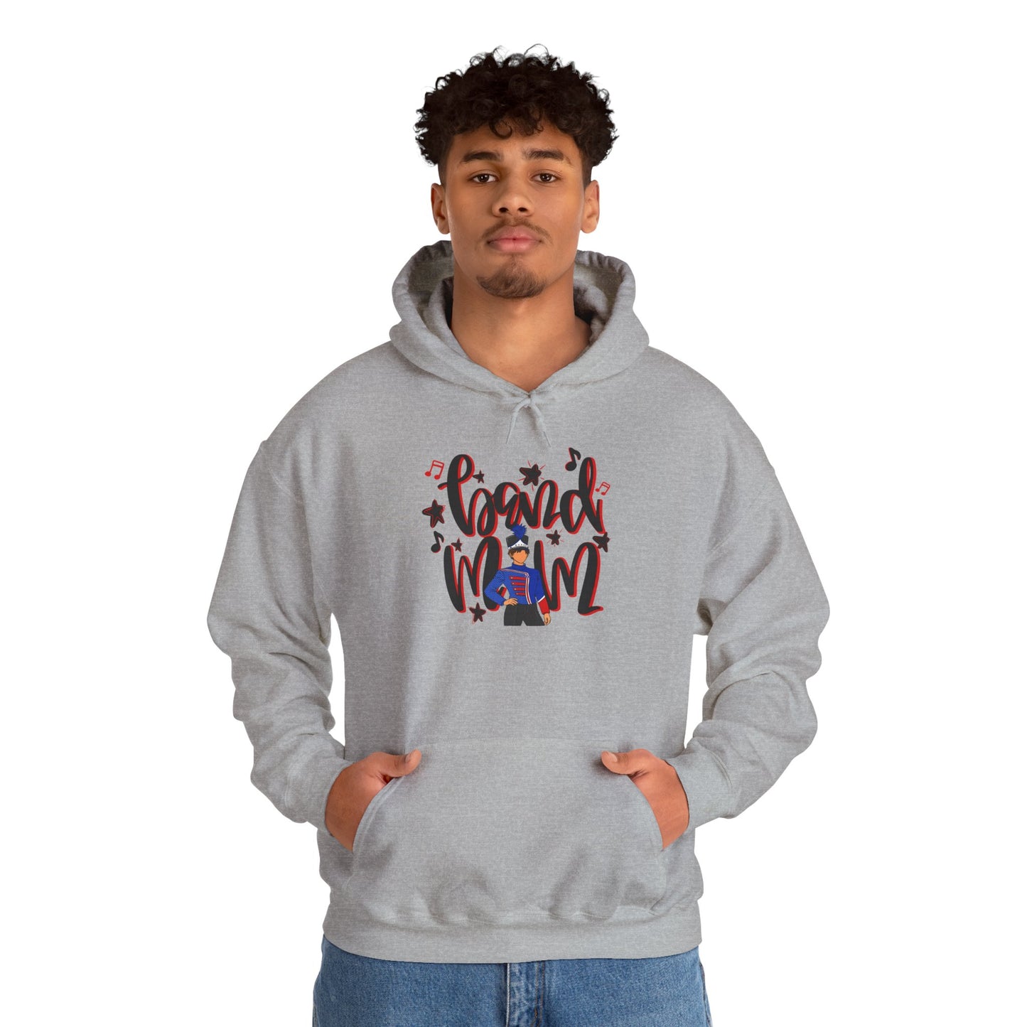 Band Mom Red Boy Unisex Hoodie (Gildan)