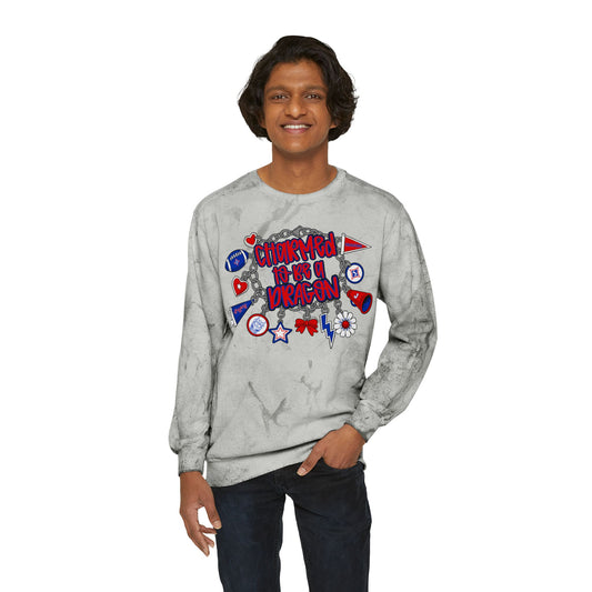 Charmed To Be A Dragon Tie Dye Sweatshirt