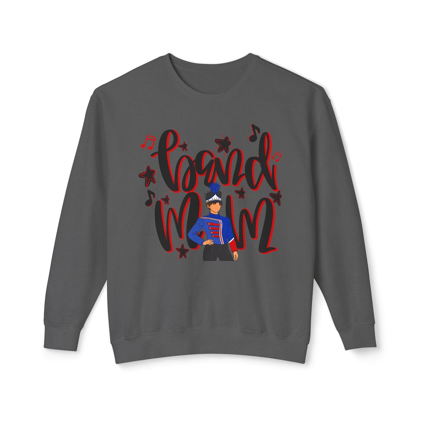 Band Mom Red Boy Sweatshirt (Comfort Colors)