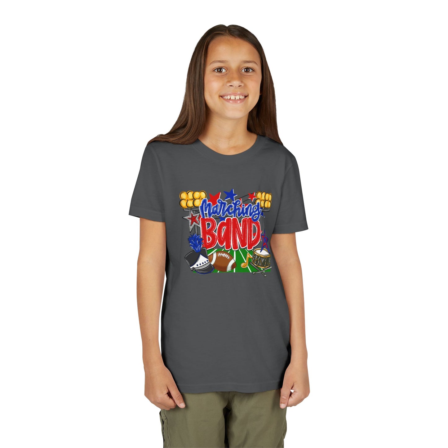 Marching Band Dragons Youth Short Sleeve Tee