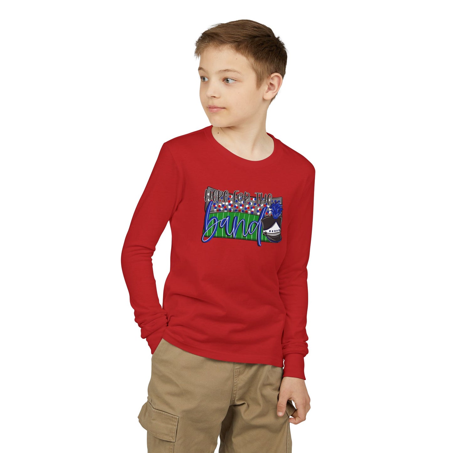 Here For The Band Youth Long Sleeve Tee