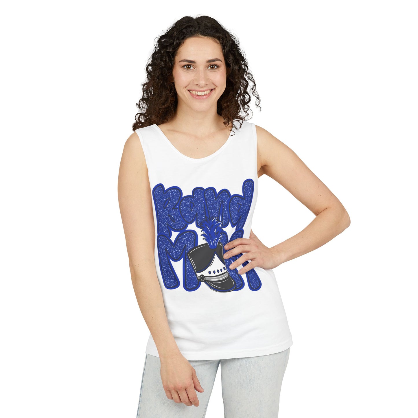 Band Mom Hat UnisexTank Top (Comfort Colors)