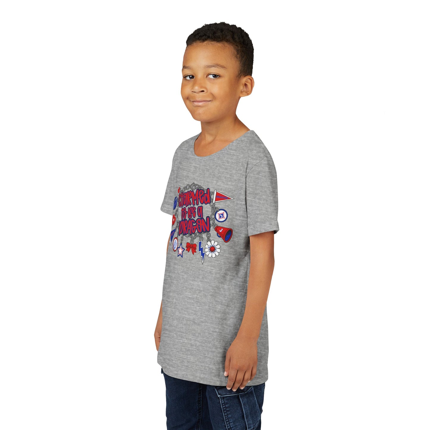 Charmed To Be A Dragon Youth Short Sleeve Tee