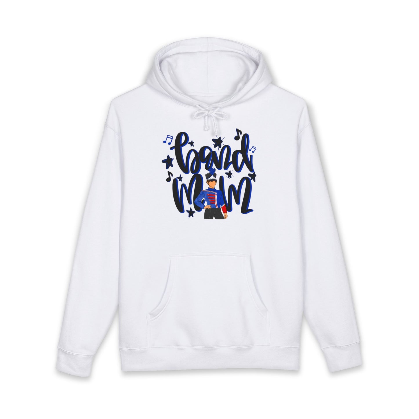 Band Mom Blue Boy Hoodie (Independent Trading Co)