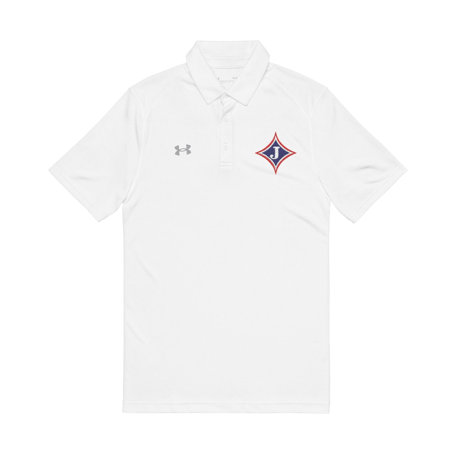 Jefferson J Diamond Embroidered Logo UnderArmor Polo Shirt