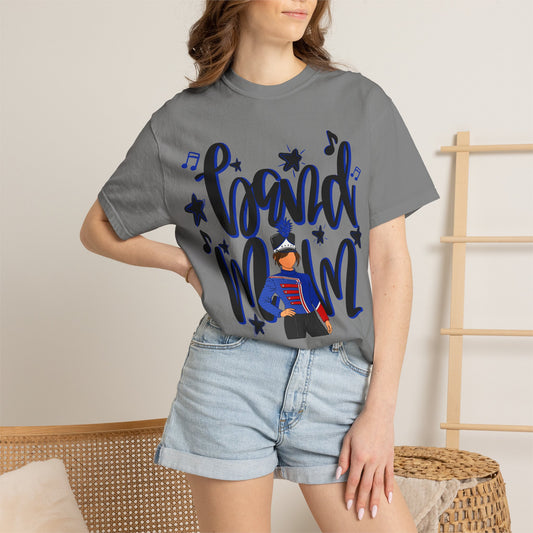 Band Mom Blue Girl Short Sleeve Tee (Comfort Colors)