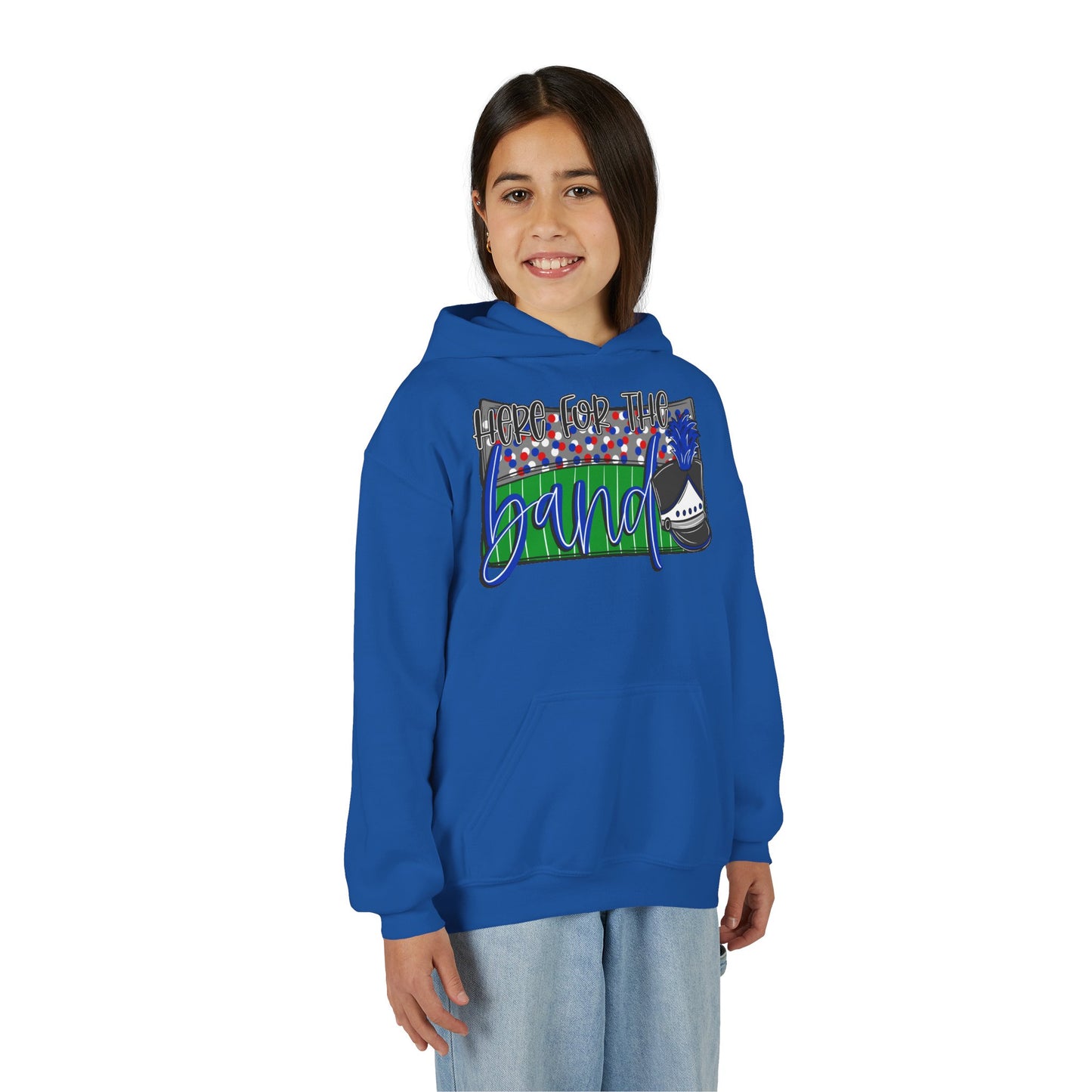 Here For The Band Youth Hoodie