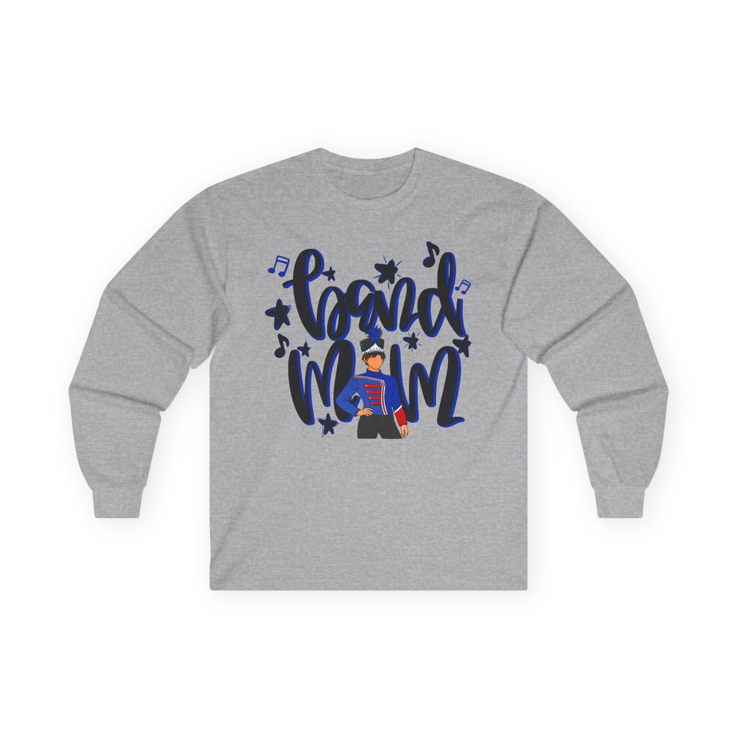 Band Mom Blue Boy Long Sleeve Tee (Gildan)