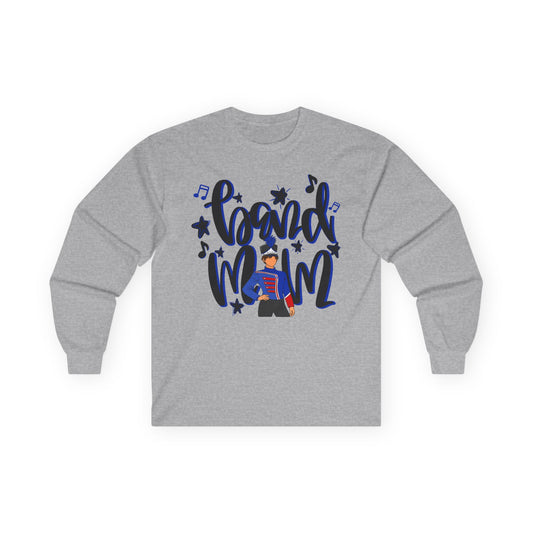 Band Mom Blue Boy Long Sleeve Tee (Gildan)