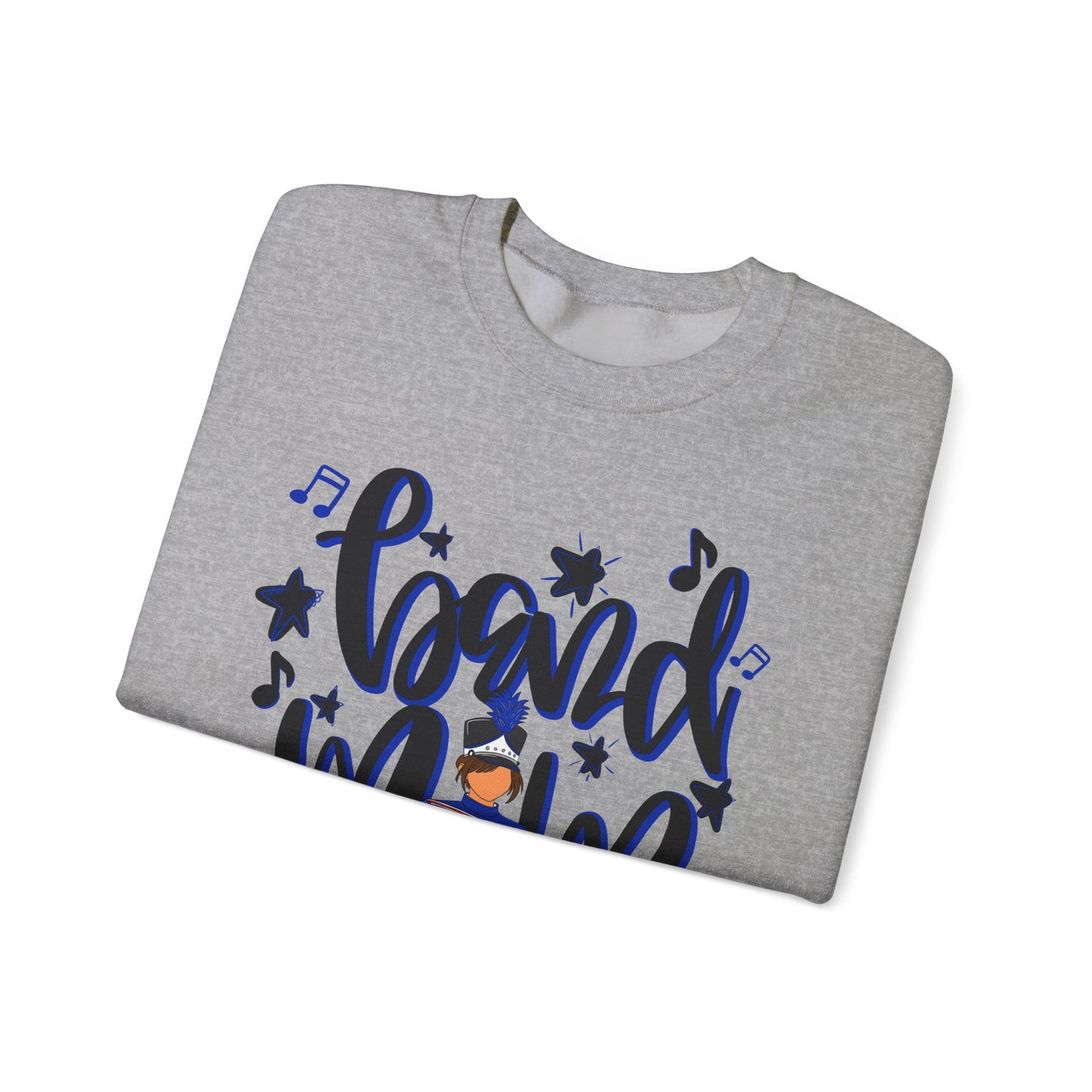 Band Mom Blue Girl Sweatshirt (Gildan)