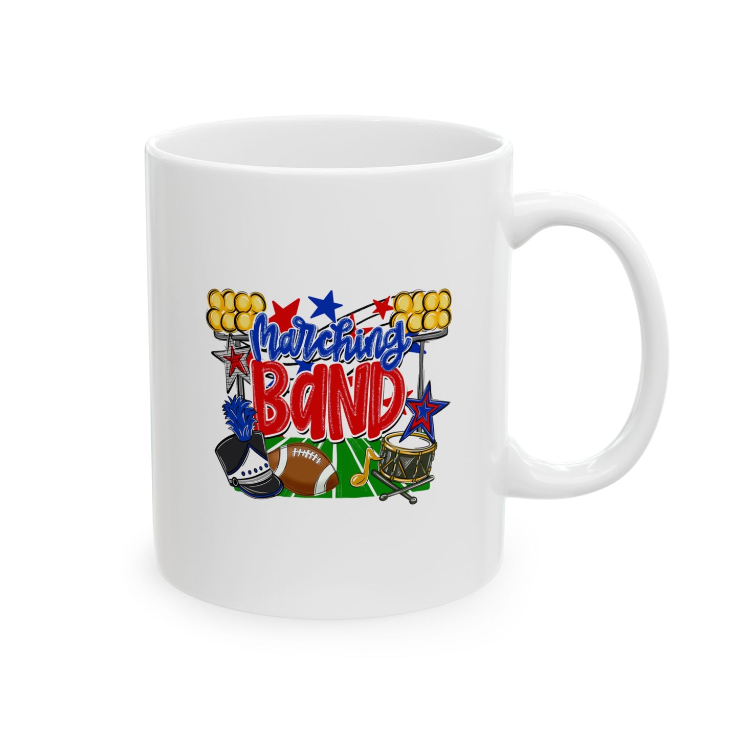 Marching Band Ceramic Mug — 11oz & 15oz Coffee Cup