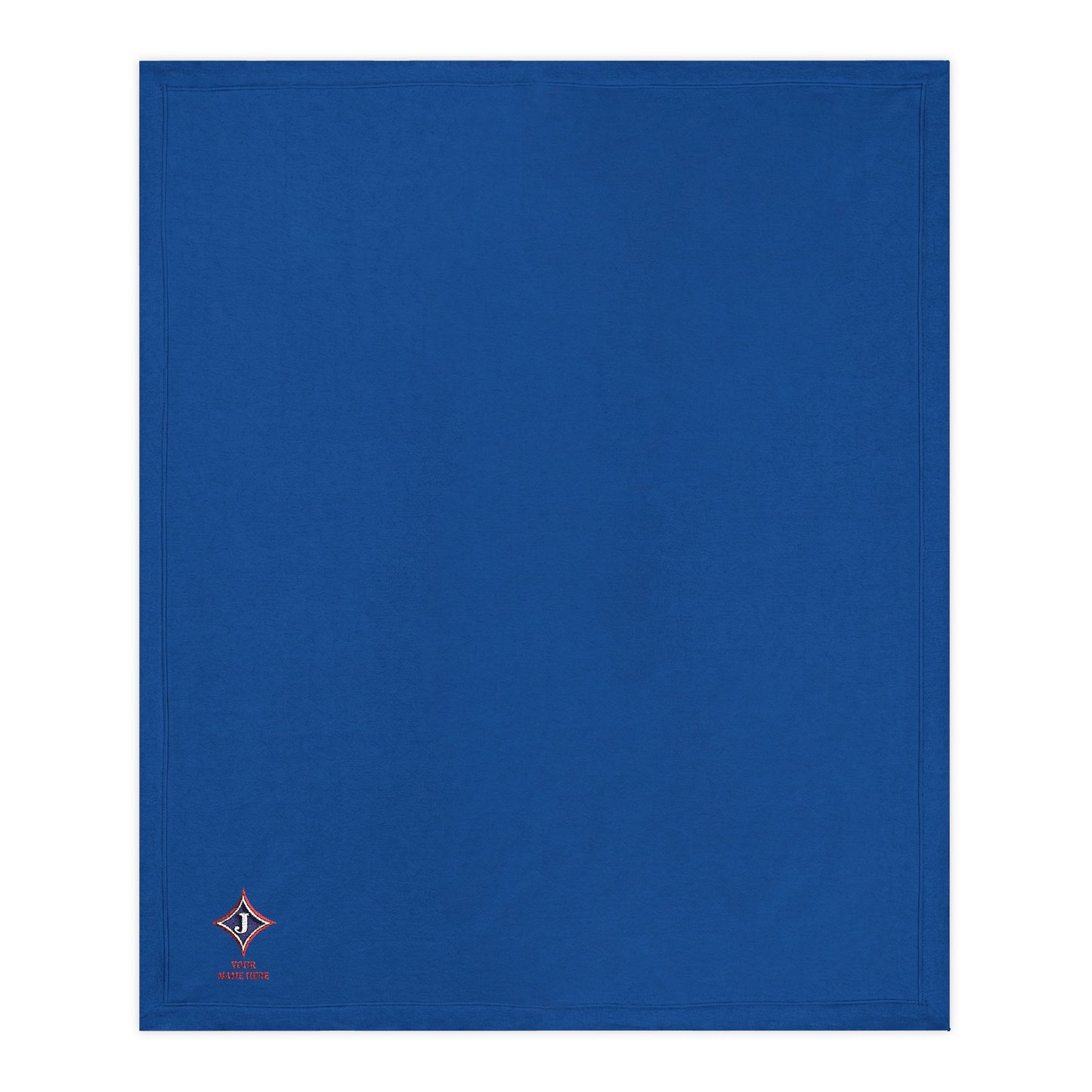 Jefferson Diamond J Embroidered Stadium Blanket