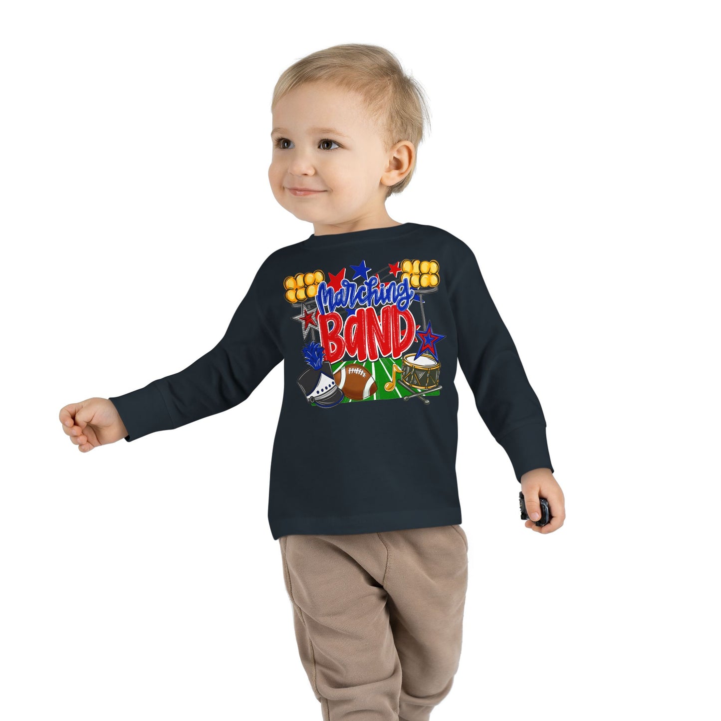 Marching Band Toddler Long Sleeve Tee