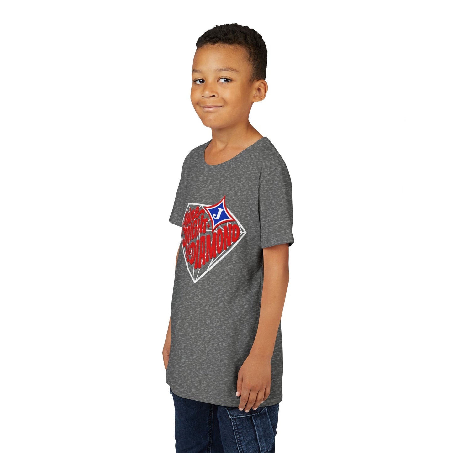 Shine Bright Like A Diamond Youth Short Sleeve Tee