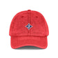Jefferson J Diamond Vintage Embroidered Baseball Cap