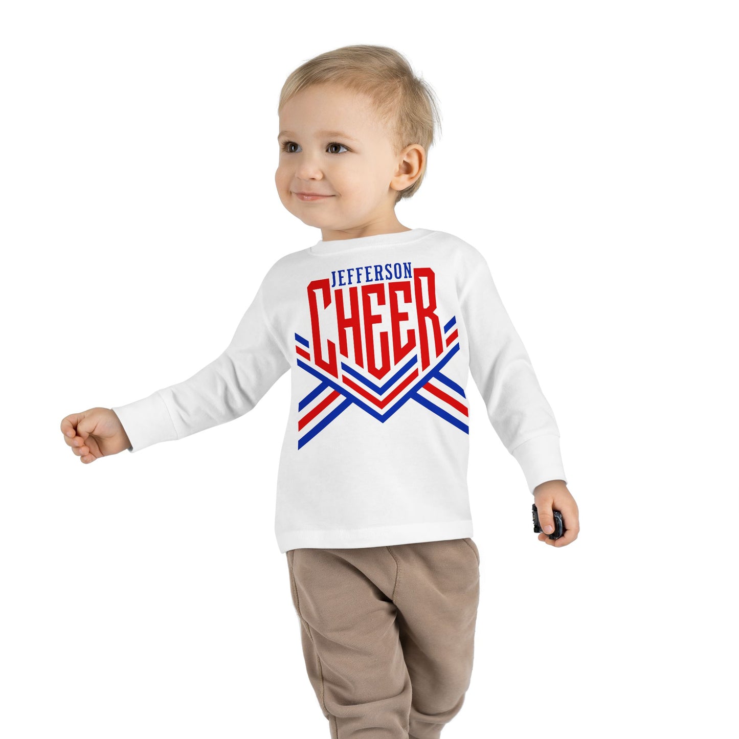 Jefferson Cheer Toddler Long Sleeve Tee