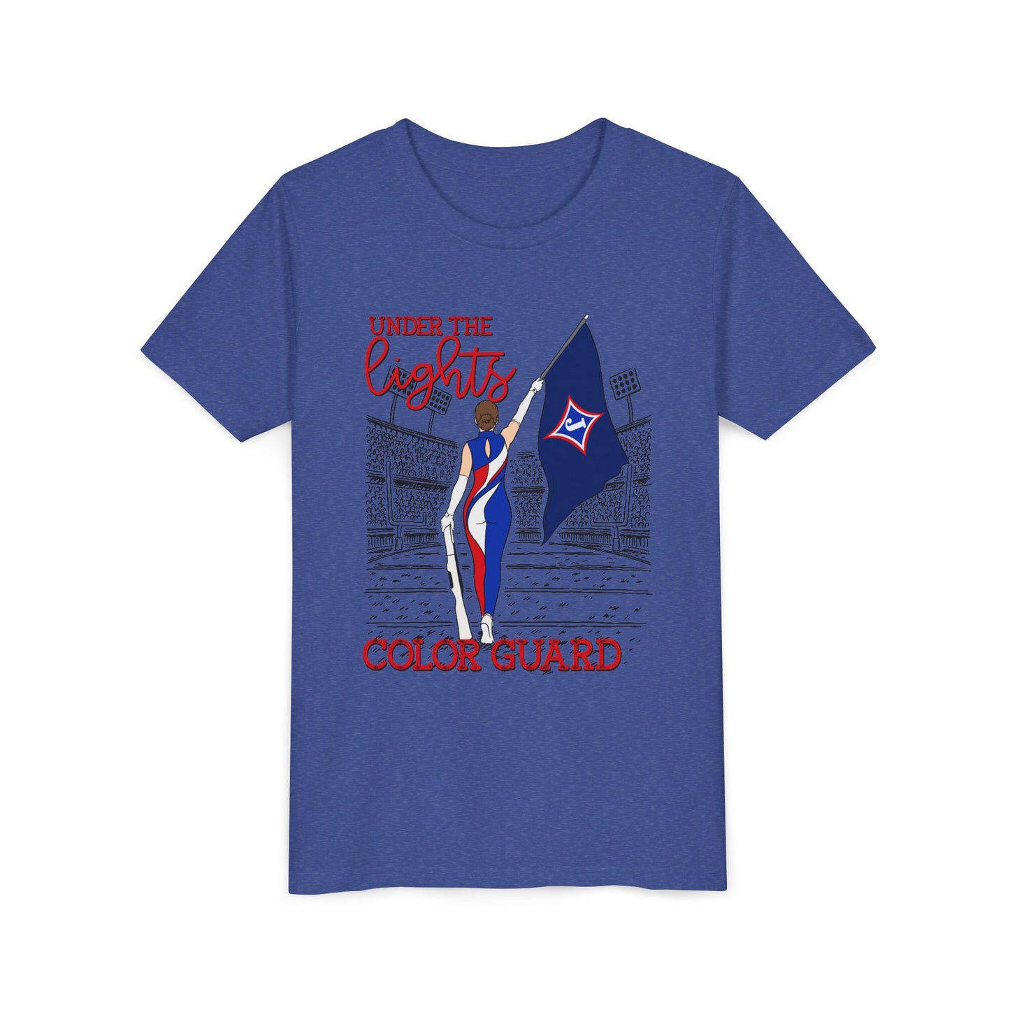 Under The Lights Color Guard Youth Short Sleeve Tee