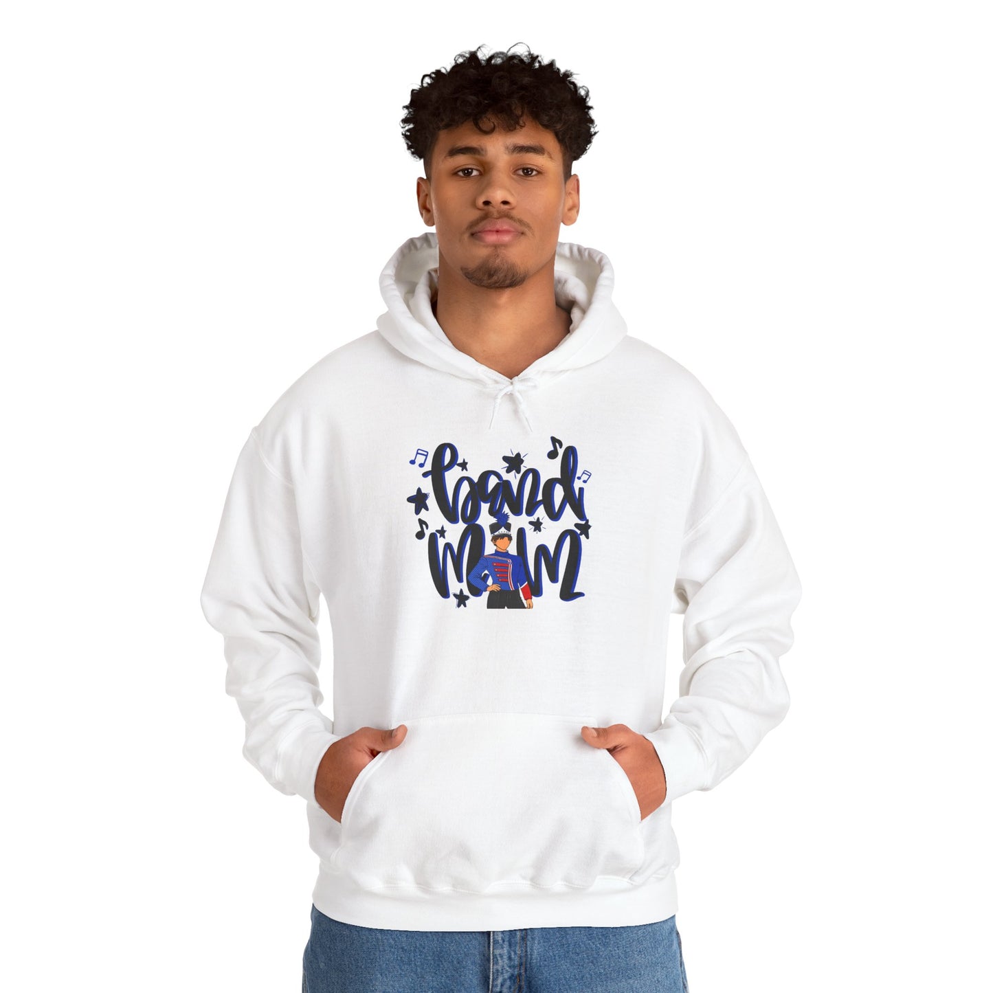 Band Mom Blue Boy Unisex Hoodie (Gildan)